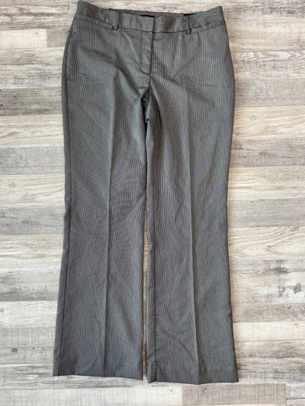 Worthington NWT Black White Chain Curvy Fit Women's Trousers Size 12 P45